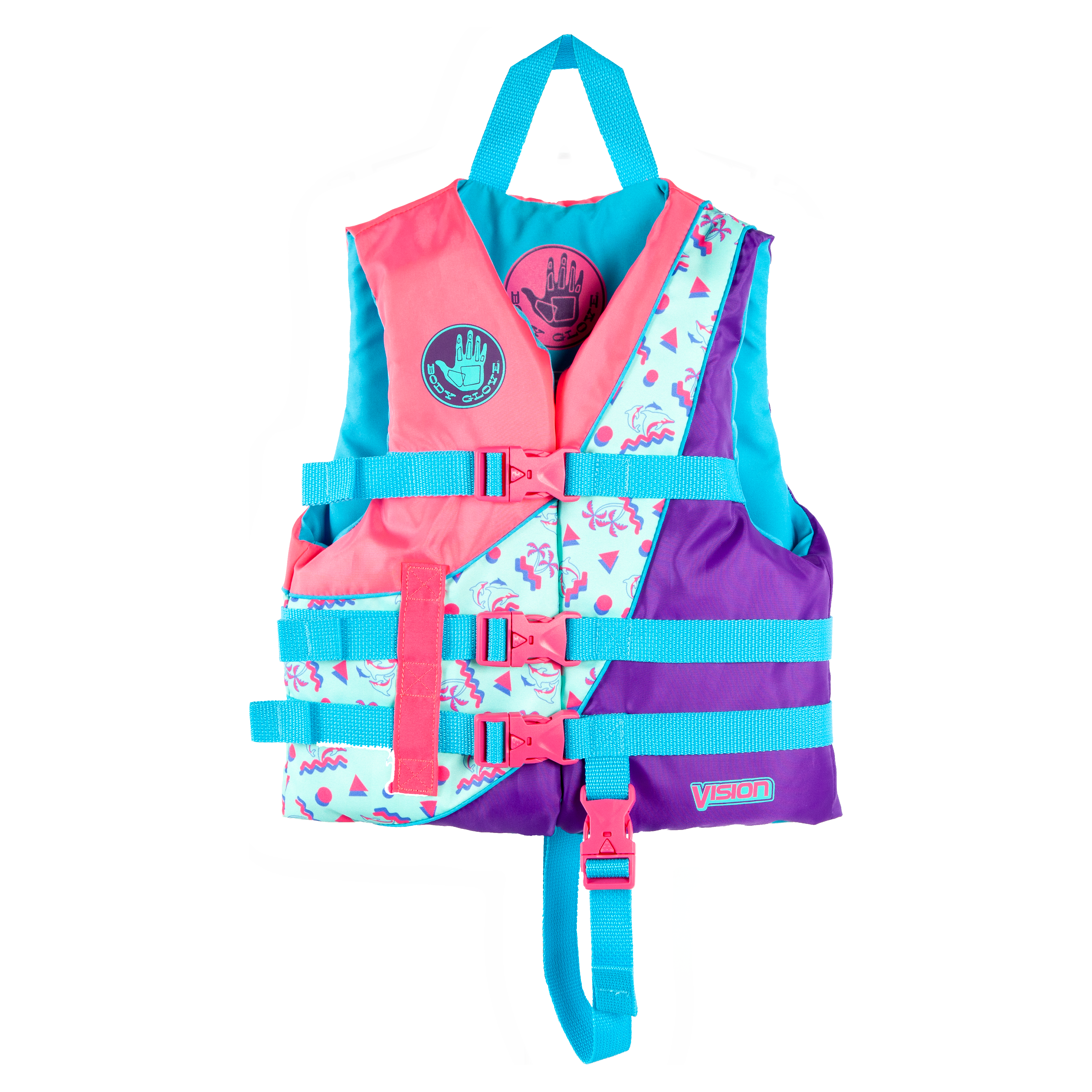 Child USCGA PFD - Aqua Pink - Paddle Pals