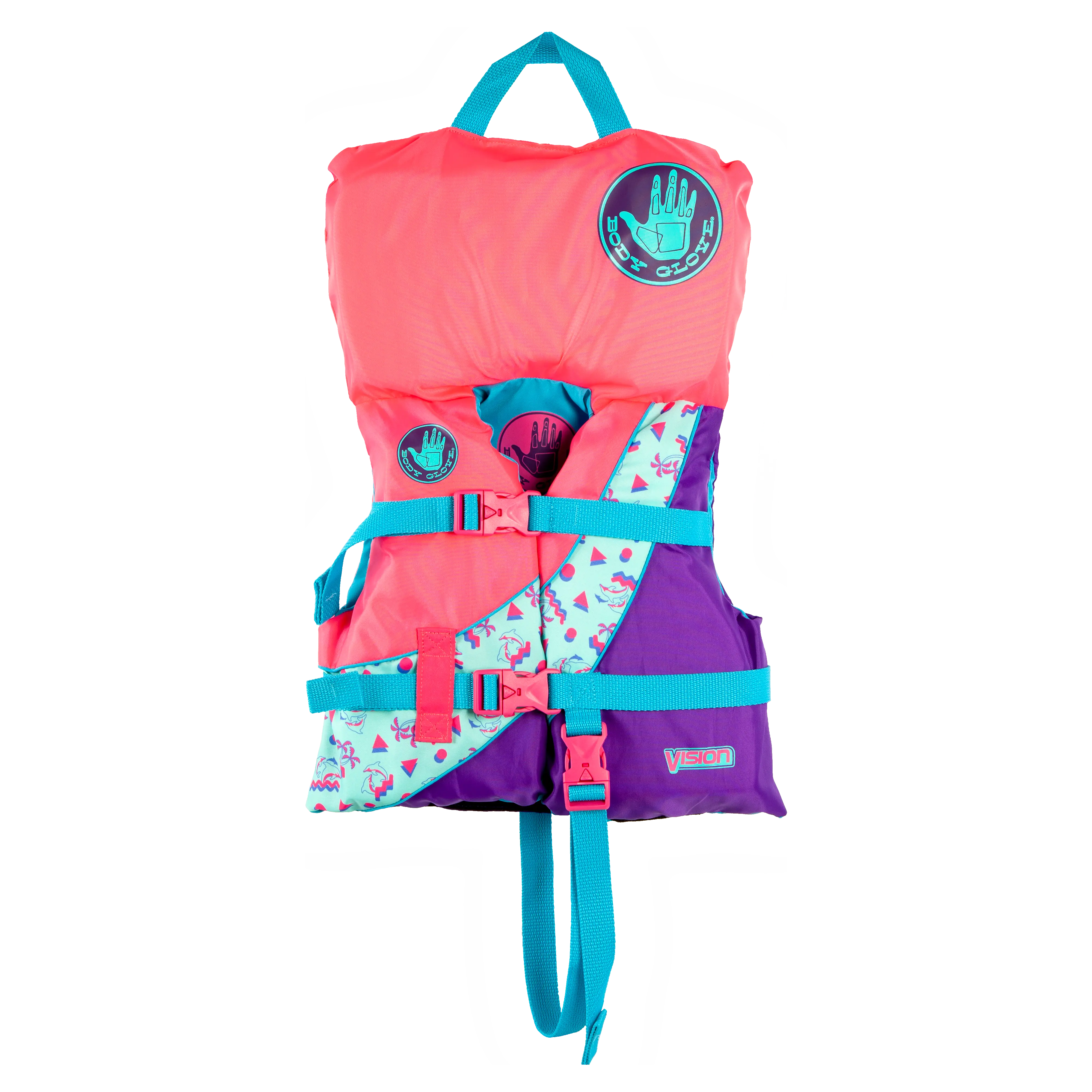 Infant USCGA PFD - Aqua Pink - Paddle Pals
