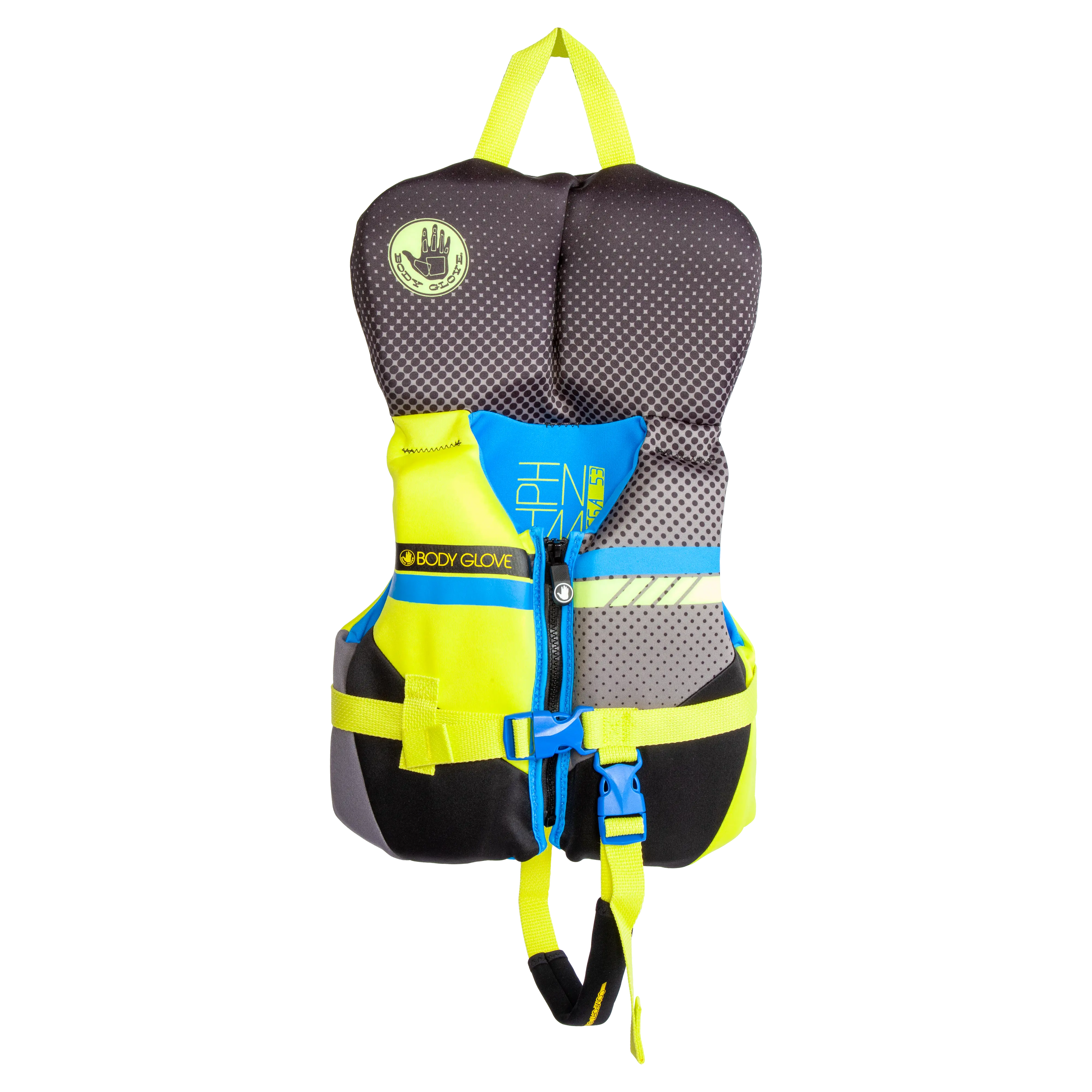Infant USCGA PFD - Grey Yellow - Paddle Pals