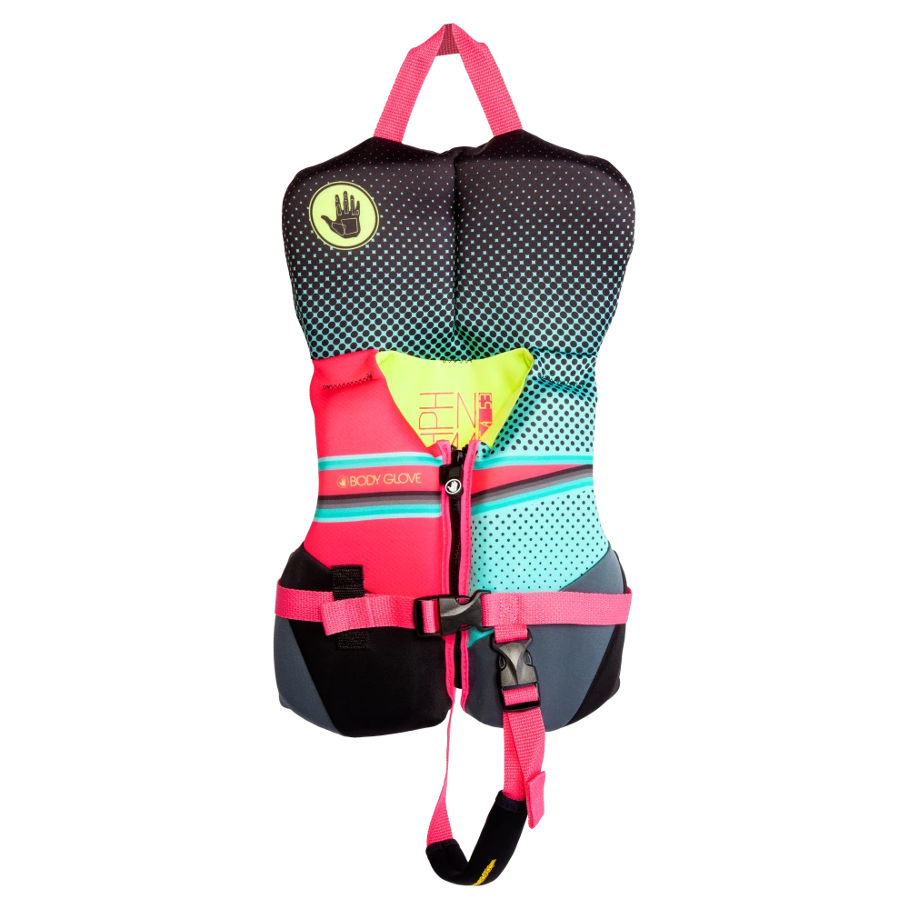 Infant USCGA PFD - Aqua Pink - Paddle Pals